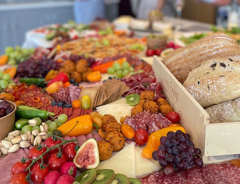 A grazing platter for a corporate event