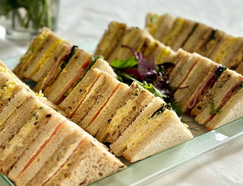 Sandwich platters for a function