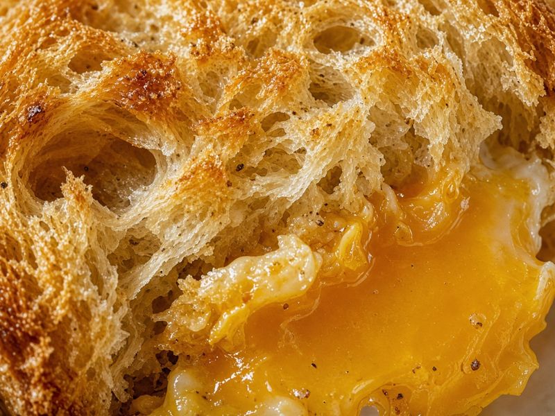 Close-up of brunch food